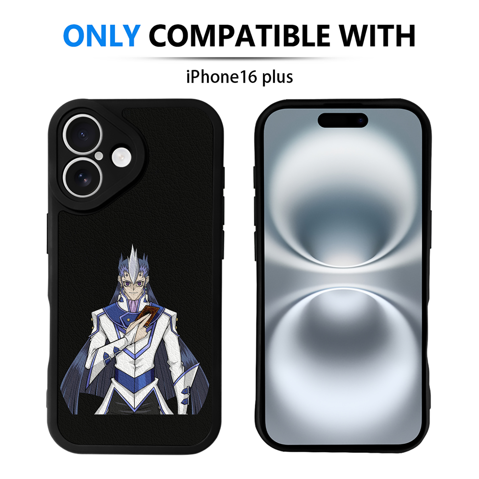 遊☆戯☆王 Yu-Gi-Oh! 【iPhone 16シリーズ対応】シリコンスマホケース（レザー調） 材質：シリコン